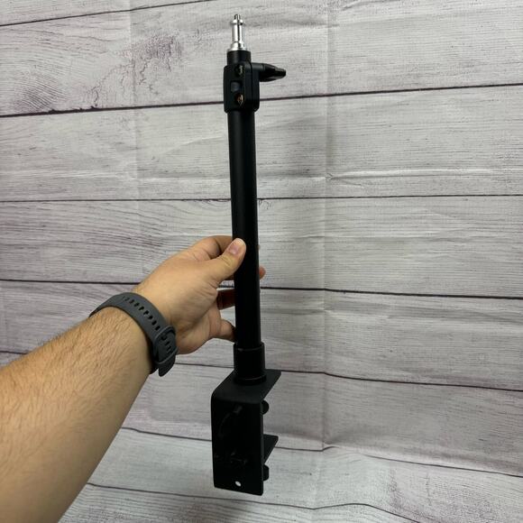 Tabletop Light/Clip Stand w/ 1/4 inch Screw for Ring Light 12.5-20.6 inches - Picture 11 of 12